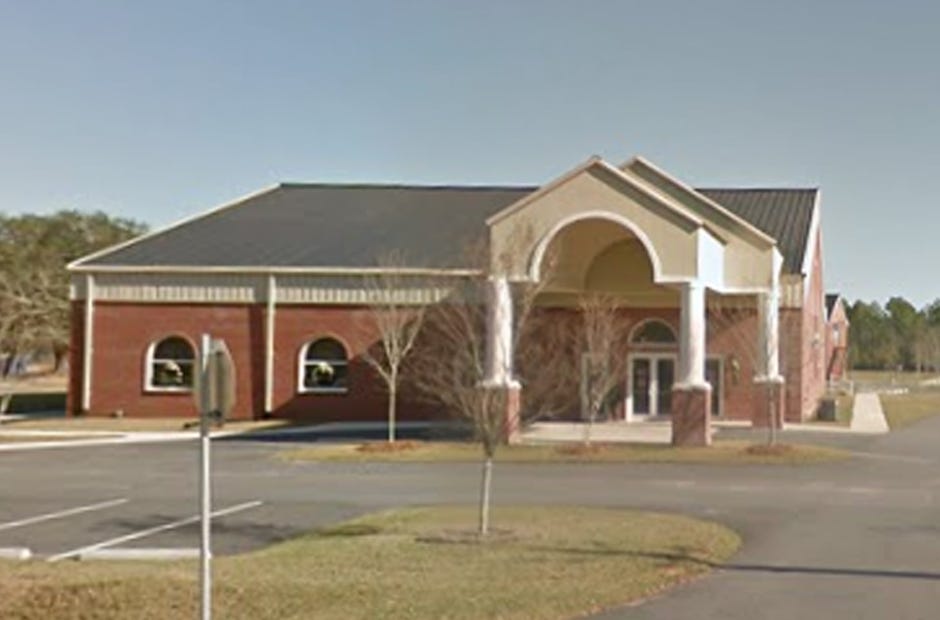 Pilgrim Rest Baptist Church in Baker is among those participating in the annual Do Something mission outreach program. [GOOGLE INC.]