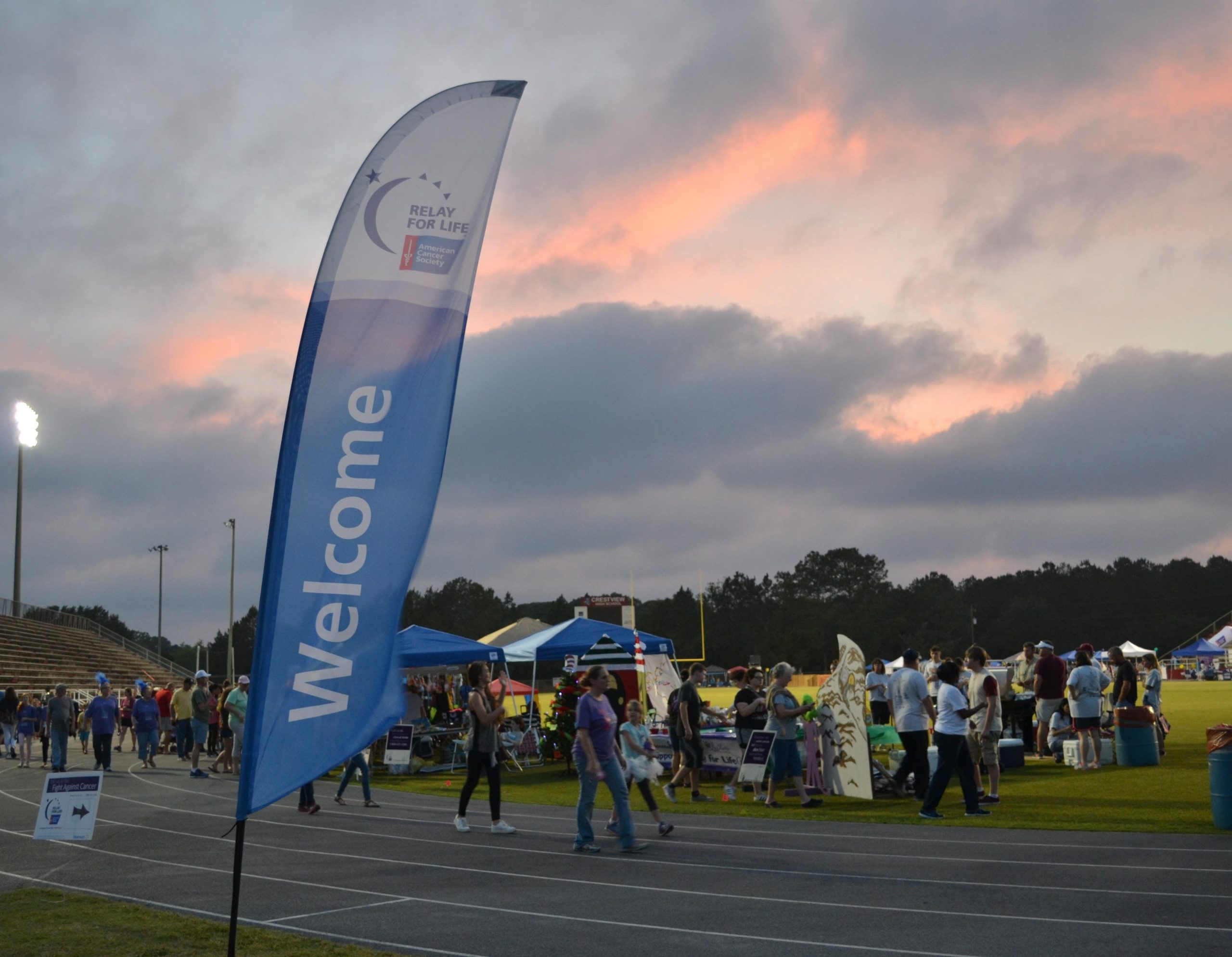 Relay for Life was held April 28 last year at Crestview High School. [FILE PHOTO | NEWS BULLETIN]
