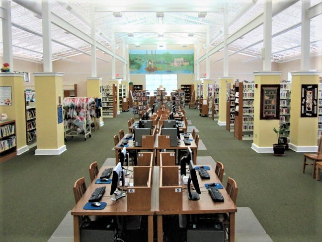 Pick up a book at the Crestview Public Library. [EMILY KNIE | SPECIAL TO THE NEWS BULLETIN]
