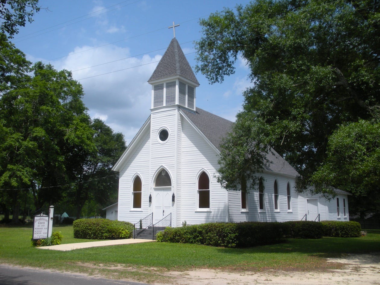 The Laurel Hill Presbyterian Church marks its 120th anniversary with a special 11 a.m. worship service April 29. The 117-year-old building is the oldest continuously used place of worship in Okaloosa County. [BRIAN HUGHES | SPECIAL TO THE NEWS BULLETIN]