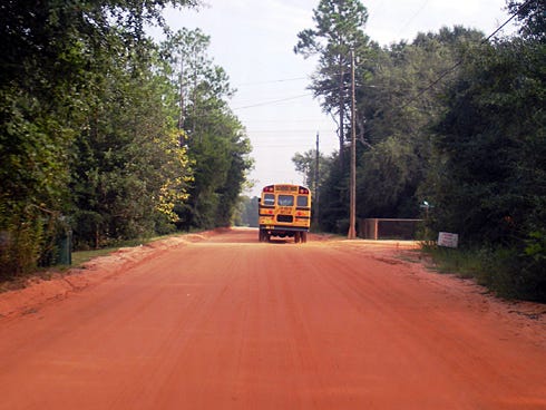 Okaloosa Lane figures into a much-discussed southeast bypass around Crestview. However, because the road lines up with Duke Field's runway, the bypass is unlikely to receive Air Force approval, according to city planner Eric Davis.