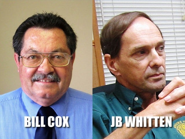 Running unopposed, Crestview's two newest city councilmen, Bill Cox and JB Whitten, have won their seats without a single vote being cast.