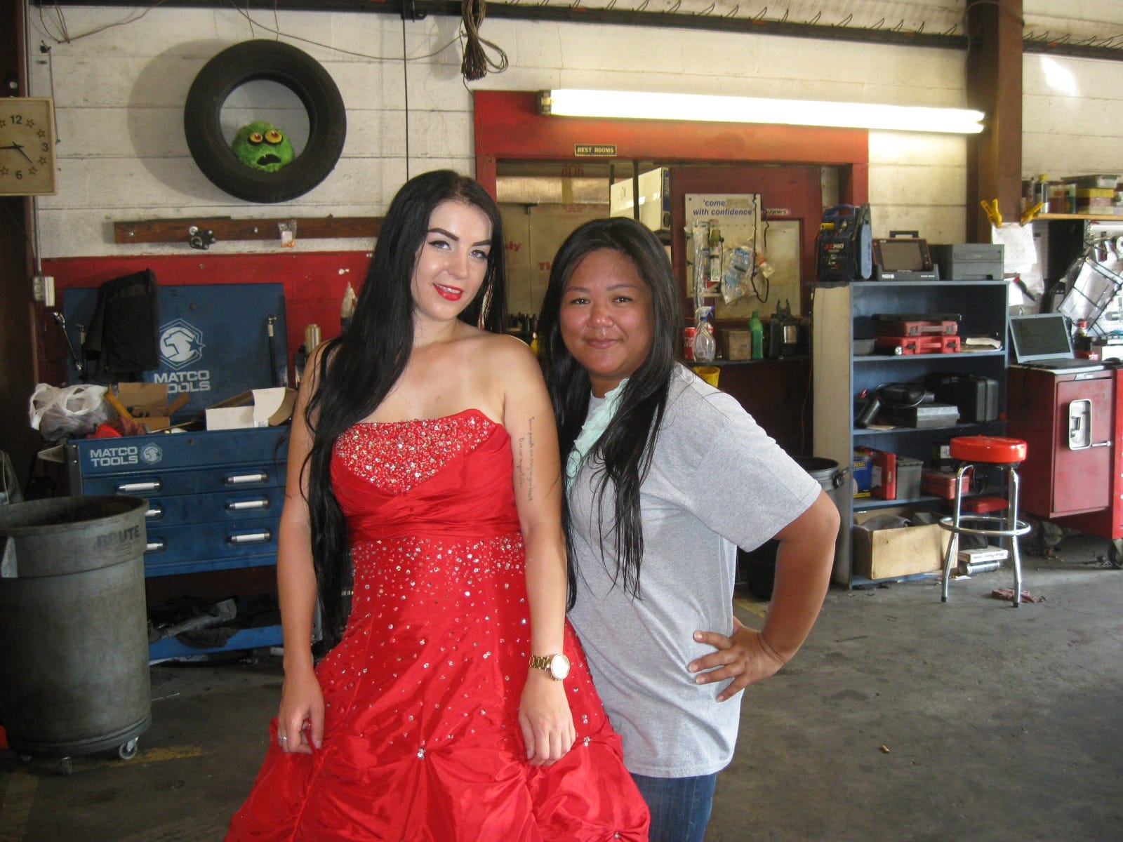Terisa Collazo and Jennifer Garcia stand together June 3 in Crestview. [RENEE BELL | NEWS BULLETIN]