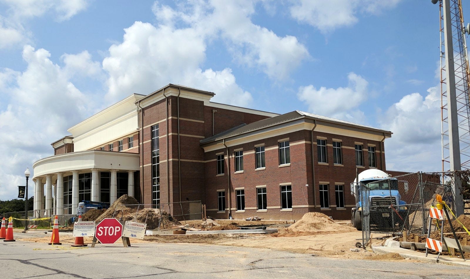 The construction phase of the Okaloosa County Courthouse in Crestview is nearing completion. Construction will be completed by the end of July and is expected to be fully operational by October, according to county officials.

[KAYLIN PARKER/NEWS BULLETIN]