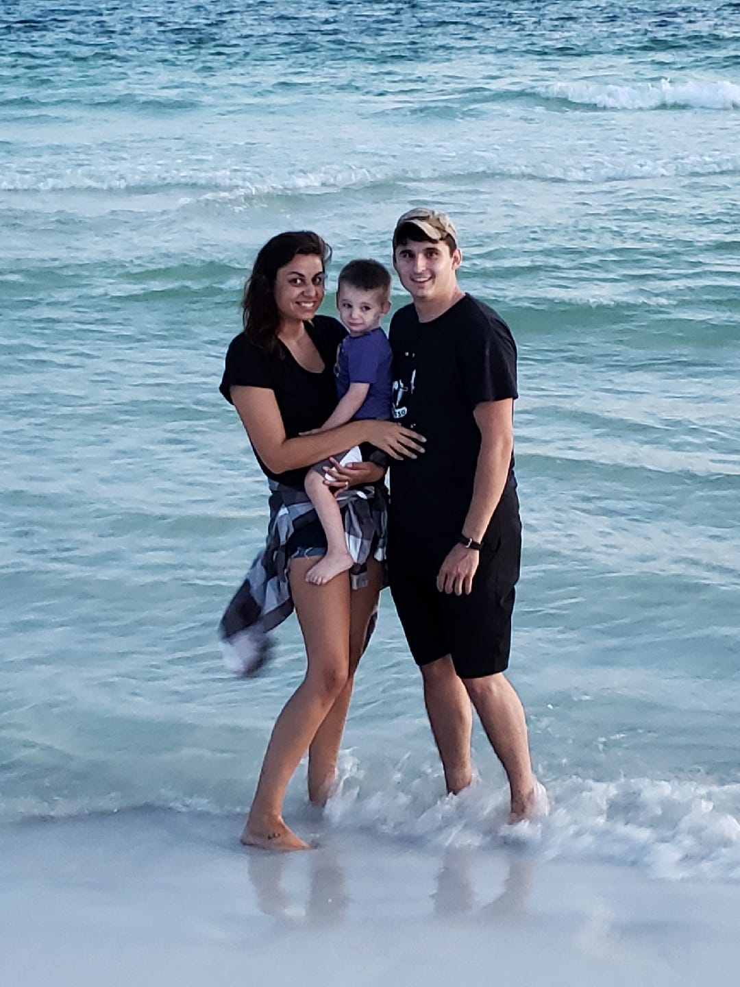 Pictured is the Simme family: Anthony, Meghan and their son Caiden. [CONTRIBUTED PHOTO]