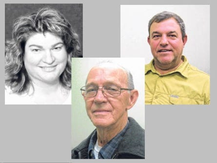 Debra Adams, Daniel Lane and Scott Moneypenny