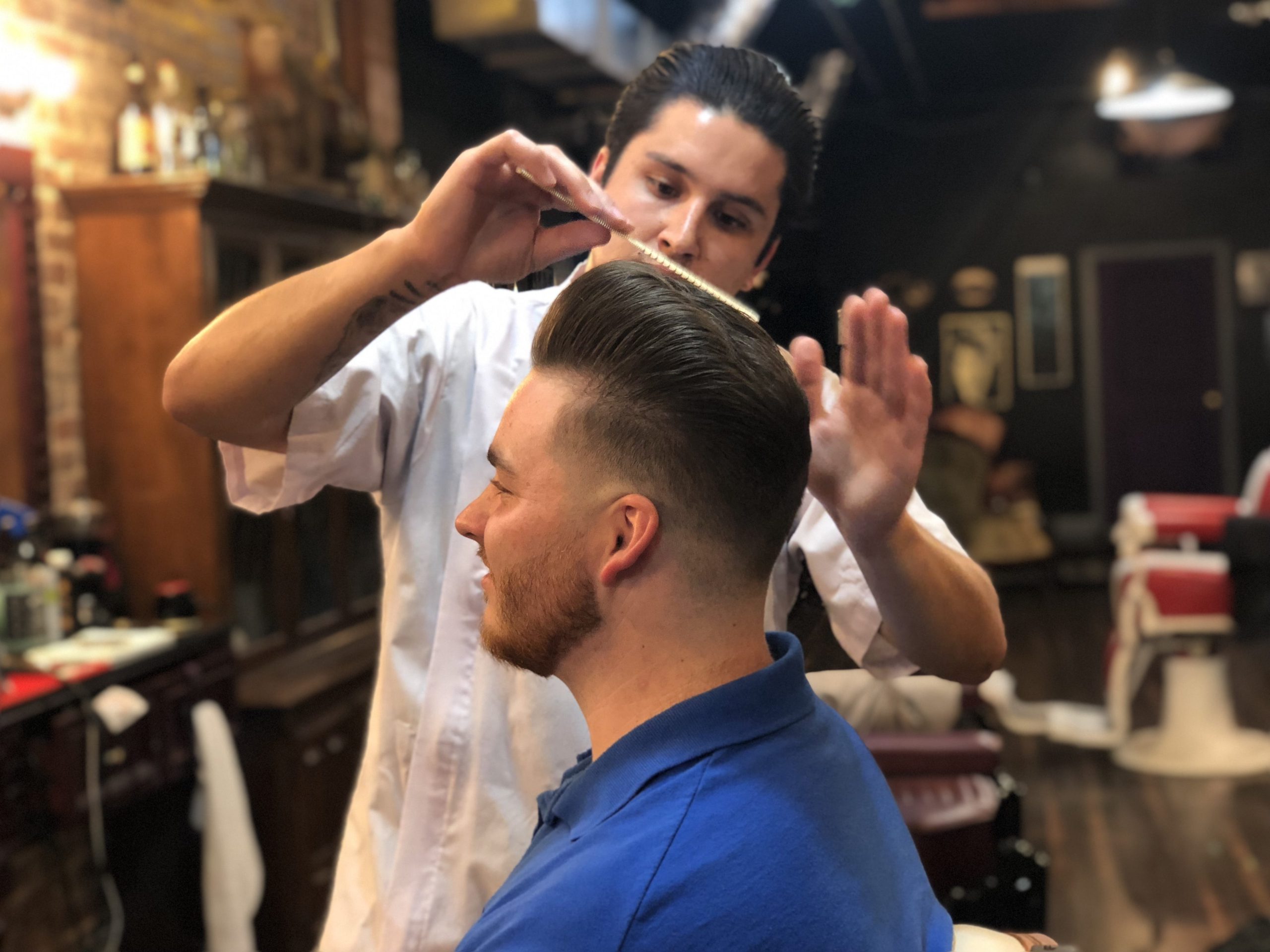 Rook Torres is a barber at Hub City Barbers in Crestview. Torres was involved in a motercyle accident Saturday in Panama City. Brent Parry, Torres' friend and fellow barber, is reaching out to the community for help with Torres' medical expenses.

[BRENT PARRY/CONTRIBUTED PHOTO]