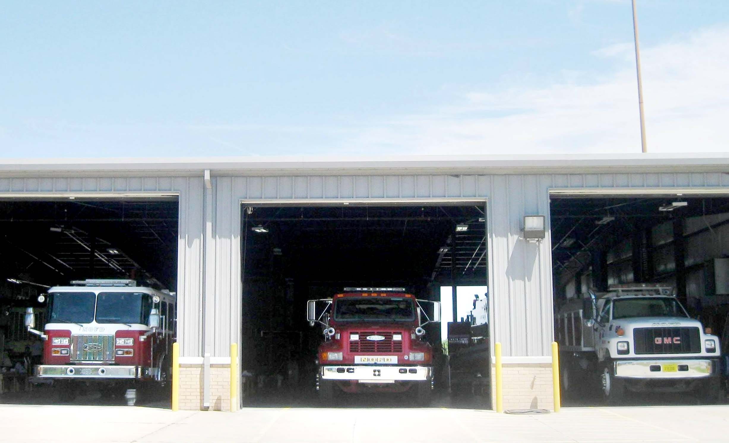 Fire engines and a tanker from the North Okaloosa Fire District stand at the ready at NOFD's Bob Sikes Airport station. [FILE PHOTO/DAILY NEWS]