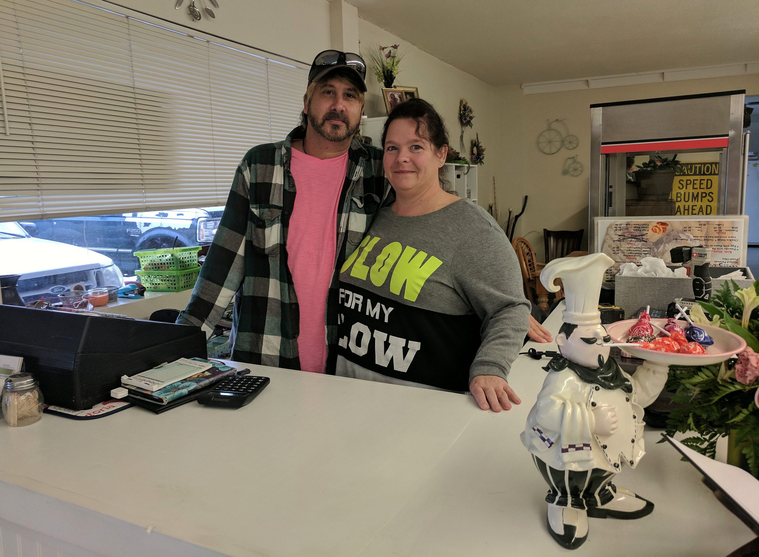 Penny Rink and Shawn Woody own North 85 Diner, formerly known as Penny's Place. The diner recently relocated and reopened in Crestview. [KAYLIN PARKER/NEWS BULLETIN]