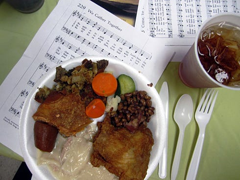 A Thanksgiving bounty awaits residents at Wednesday’s Laurel Hill Harvest Supper.