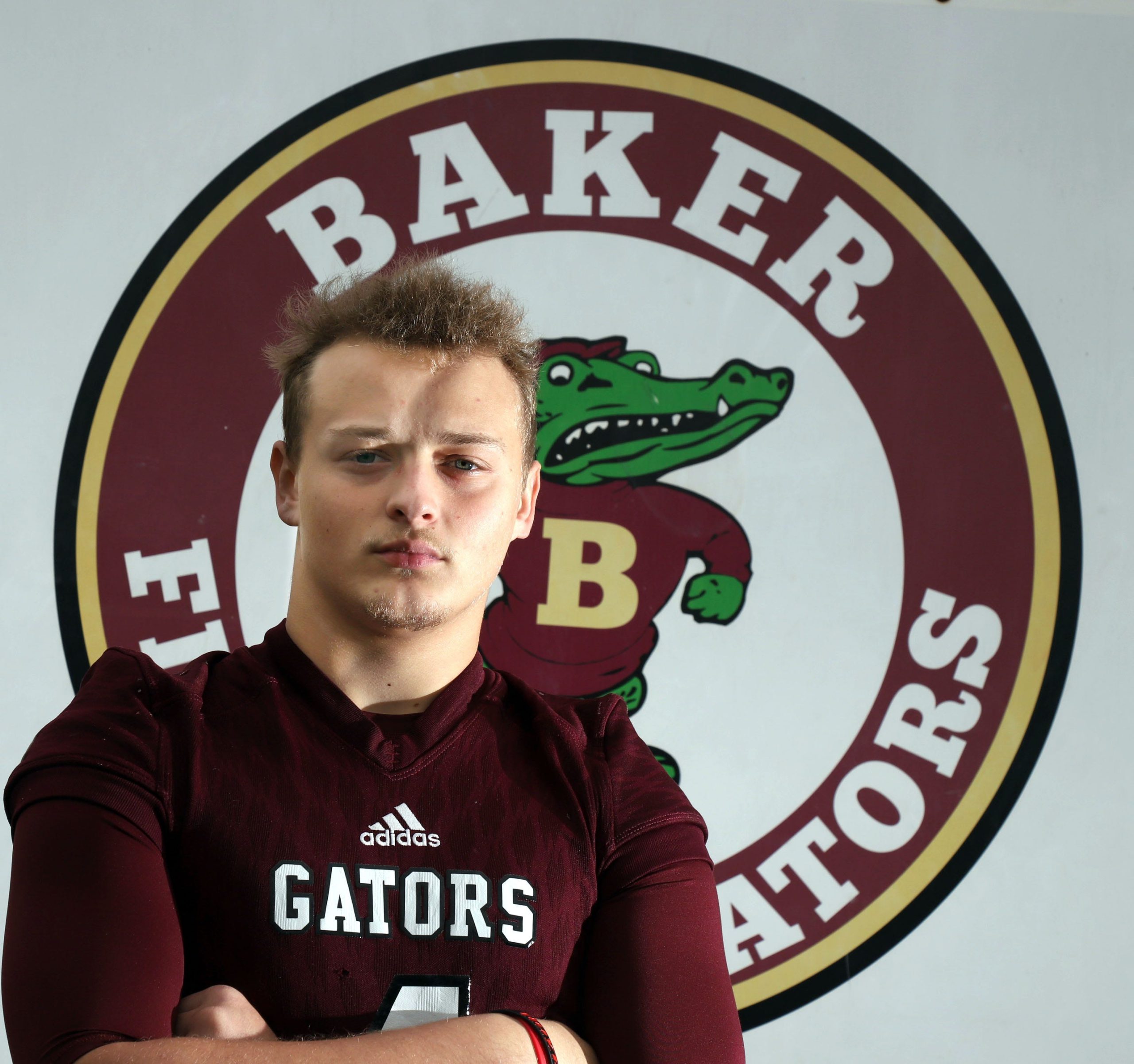 Baker's Kenny Williams is the small school defensive POY. [MICHAEL SNYDER/DAILY NEWS]