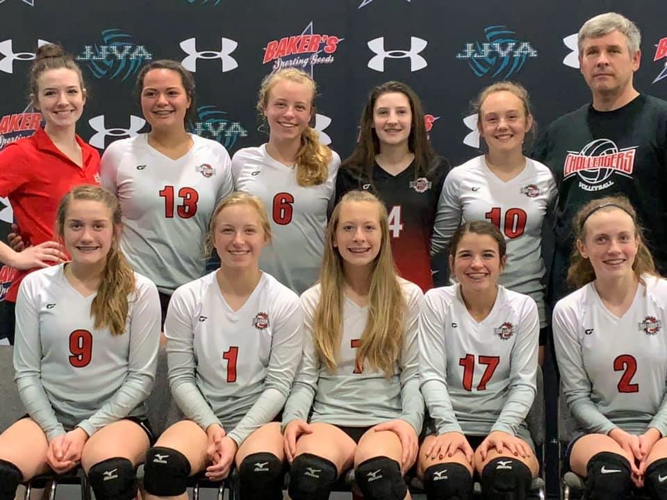 The 14U Club Challengers Volleyball Team is, from left: (top row) Assistant Coach Amber Etheridge, Erica Duenas, Riley Bowles, Heidi Martell, Lily Adams, and Head Coach Ray Lovelace; (front row) Alaynah Smith, Reagan Bowles, Taylor Ashlock, Kiara Soler, and Kailyn Ellis. [SPECIAL TO THE NEWS BULLETIN]
