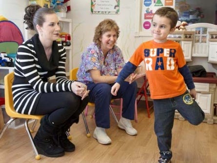 Five-year-old Uriah Oldacre, seen here with his mother Jessica and grandmother Sue Lusk, suffers from chronic granulomatous disease, a rare genetic disorder that prevents his immune system from functioning properly.