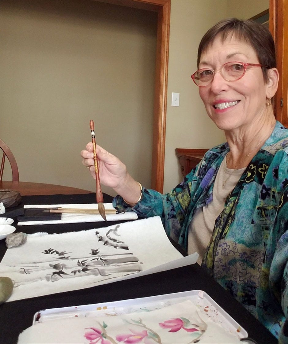 Deborah Wear-Finkle will demonstrate sumi-e oriental brush techniques for an upcoming arts class. [SPECIAL TO GATEHOUSE MEDIA FLORIDA]