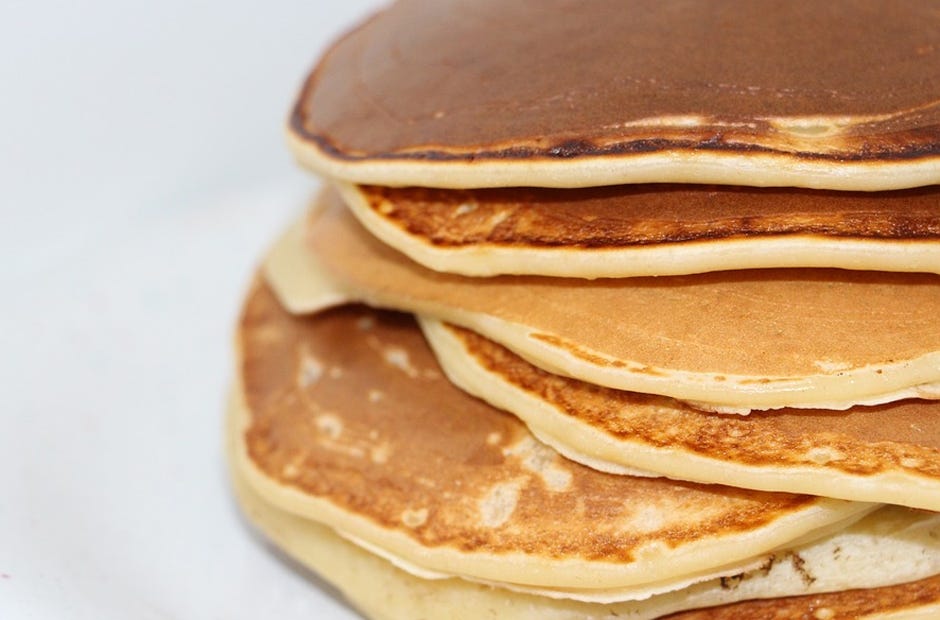 Pancakes, bacon and beverages will be sold April 6 at a benefit for Summit Church of Crestview. [PIXABAY.COM]