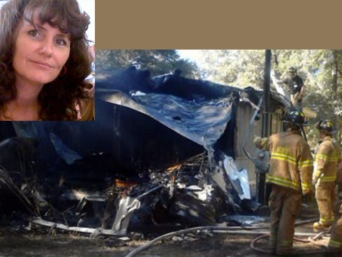 An Oct. 15 fire destroyed the home that Lisa Reeves (inset) shares with her daughter, Marissa.
