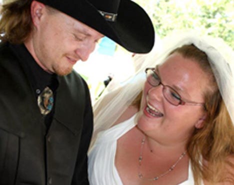 Newlyweds Mary and Shannon Strand