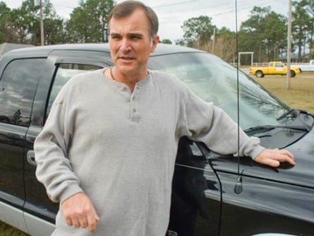 John Lewis’ Dodge Durango was totaled in his accident last September. He now has a pickup truck.