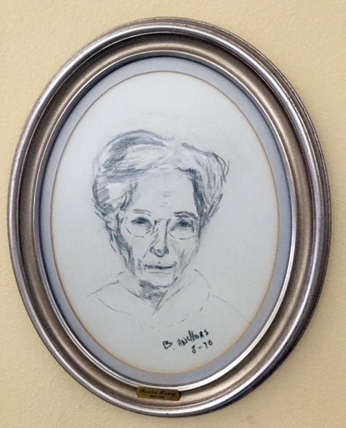 Bertha Henry, depicted in this portrait, is considered Crestview's first librarian. [CONTRIBUTED PHOTO]