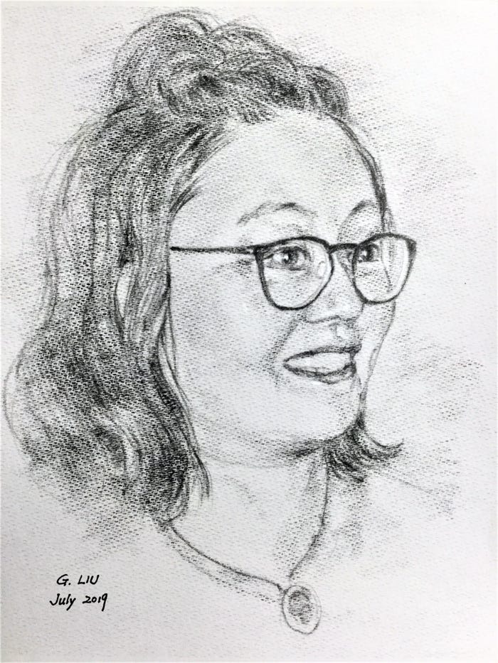 Portrait of Marie Heath by G. Liu [CONTRIBUTED GRAPHIC]