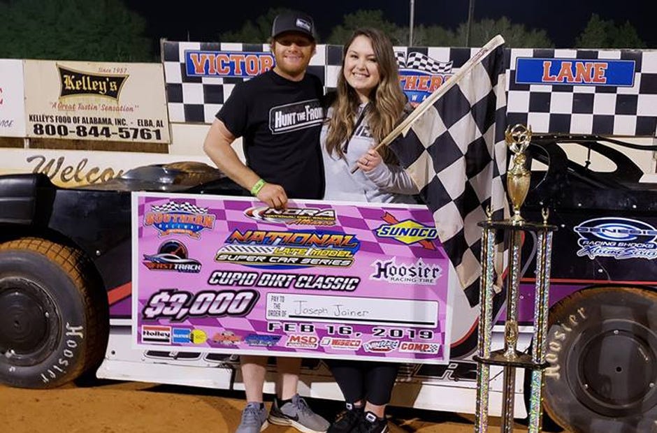 Joseph Joiner ran away from the field and led wire-to-wire for his third consecutive 604 Crate Late Model victory. [FILE PHOTO]