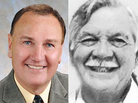 Wayne Harris (left) and Ron Connor (right)