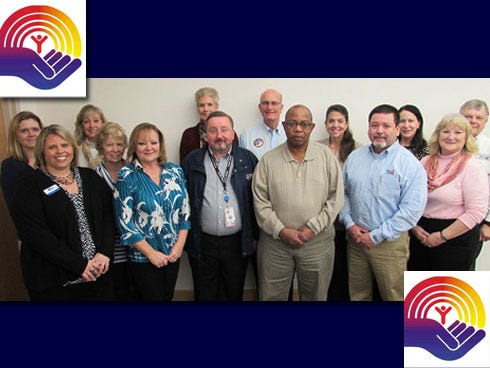 The United Way's Okaloosa Fund Distribution Committee, front row from left, includes Christy Jones, United Way; Kathy Pritchard, Beach Community Bank; Karen Smotherman, The Boeing Company; Randy McDaniel, Okaloosa County Emergency Management; Leo King, Gulf Power; and Gail Waller, Edward Jones Investments. Back row: Kaddie King, Carr, Riggs & Ingram; Betty Brassell, First City Bank; Kim Cox, Beach Community Bank; Mike Anderson, City of Fort Walton Beach; Audrey Jacobs, Coastal Bank & Trust; Susan Ault-Davis, volunteer; and Ken Hinrichs, United Way.