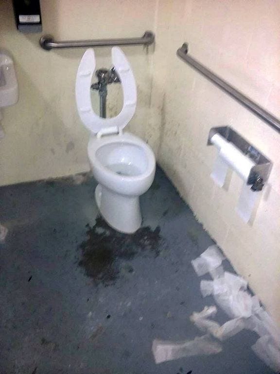 Crestview resident Brian Mason said the men’s bathroom in Twin Hills Park went unattended for four days over Christmas, wasn’t cleaned and ran out of paper towels and soap.