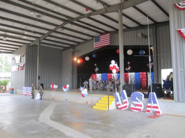 A military band performs in the Old Spanish Trail Park amphitheater in May 2012. The Crestview City Clerk's office has issued a new rental fee schedule for this and other city facilities.
