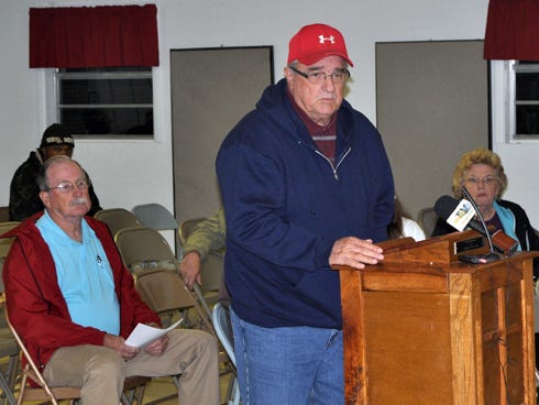 Harold Jones was one of several residents who spoke in favor of the city's dissolution.