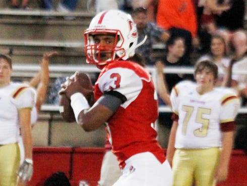 Crestview quarterback Rusty Moorer is expected to return to the lineup against Milton on Friday for the first time since breaking his hand in the first quarter of the season opener on Aug. 28.