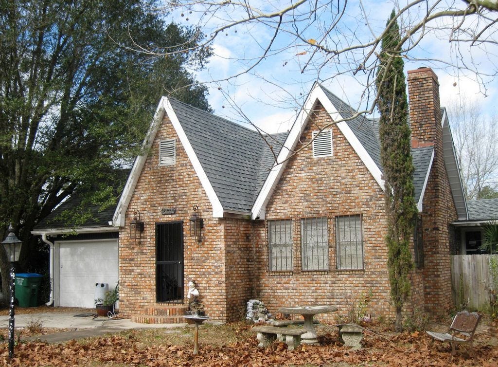 This Third Avenue home, built in 1941, is typical of Crestview's pre-World War II brick residences. Depending on the owner's circumstances, it qualifies for the state's homestead exemption. The Okaloosa County Property Appraiser's website provides information on the value and sale history of each residence, by parcel, in the county.