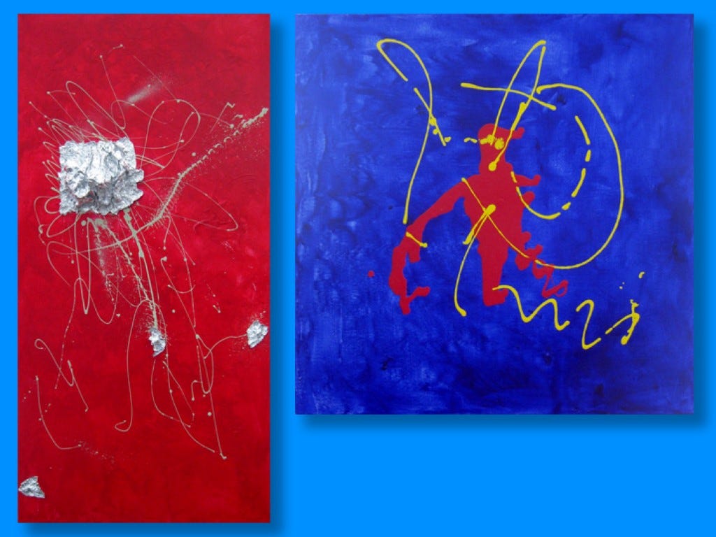 Crestview abstract artist Peggy Hollingshead says she never knows what one of her paintings will look like until it’s finished.