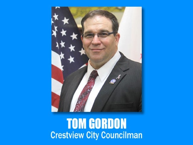 Crestview City Councilman Tom Gordon has challenged Mayor David Cadle to debate the city's crime rate.