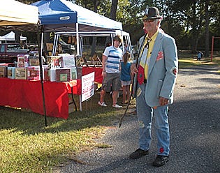 The Rev. Mike McVay makes his presence known as the free-spirited hobo during Laurel Hill’s Hobo Festival. McVay — who has appeared as the event’s hobo for the past seven years — plans to make another appearance at the Oct. 13 festival.
