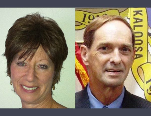 Brenda Smith, left, and JB Whitten.