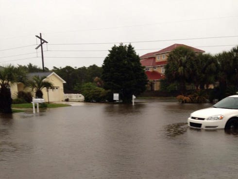 Near Backyard Burger in Destin.