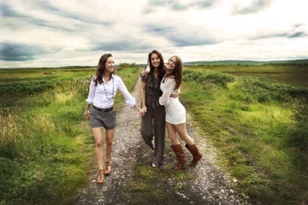 The singers for Women of Ireland.