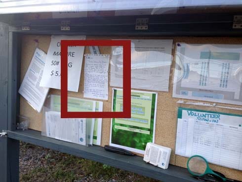 Two women biking from San Diego, Calif., tacked a letter to the Common Ground Community Garden's bulletin board, thanking organizers for the lush area. "(We) enjoyed your town," they stated in the letter.

 

ONLINE

See www.crestviewbulletin.com for an image of the full letter from two San Diego women expressing appreciation for Common Ground Community Garden and Crestview

Learn more about Crestview's community garden at www.CrestviewCommunityGarden.org