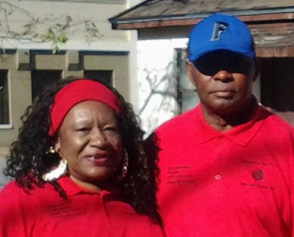 Doris Hill and Elder Gary Johnson are the Brotherhood of Love's president and founder, respectively.