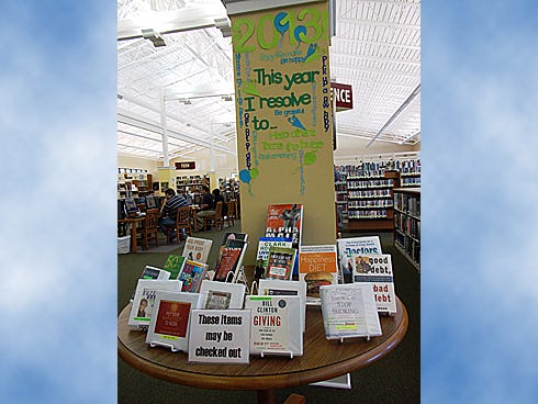 The Crestview Public Library has books on hobbies, finance, health and diet, which may help ensure your 2013 resolutions’ success.