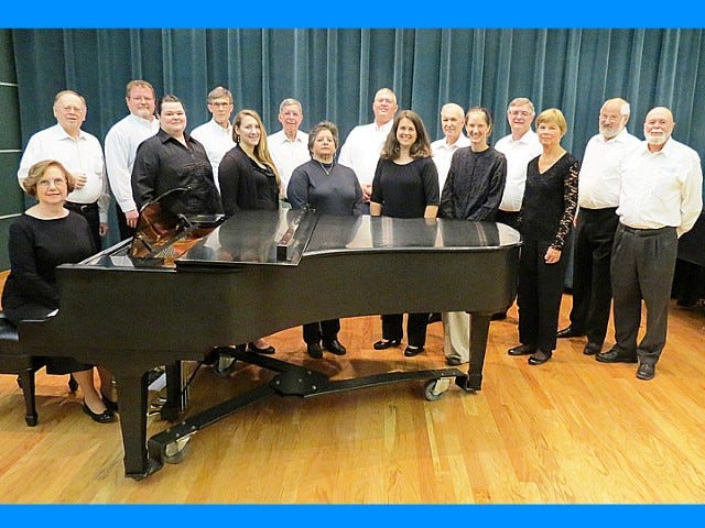 The Schola Cantorum community choir, based at Northwest Florida State College, performs its second of three free Christmas concerts this evening in Crestview.