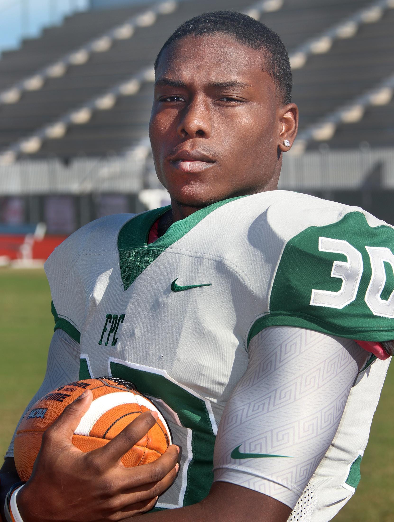 Malakai Grant, Flagler Palm Coast High School linebacker. [News-Journal/David Tucker]