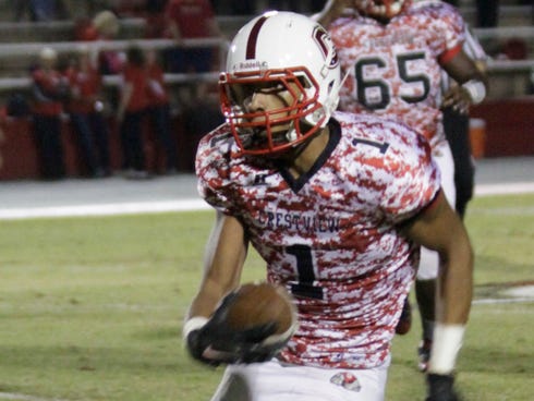 Bulldog wide receiver Andrew Adkins could present some problems for Niceville's secondary Friday night.
