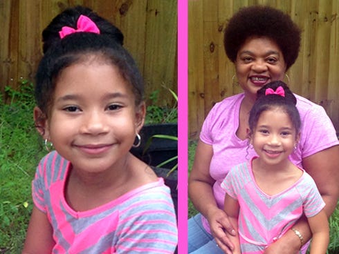 Angelene Brewer-Hill and her daughter Kania, age 5, of Crestview, are getting ready to attend a talent agency show in Orlando this winter.