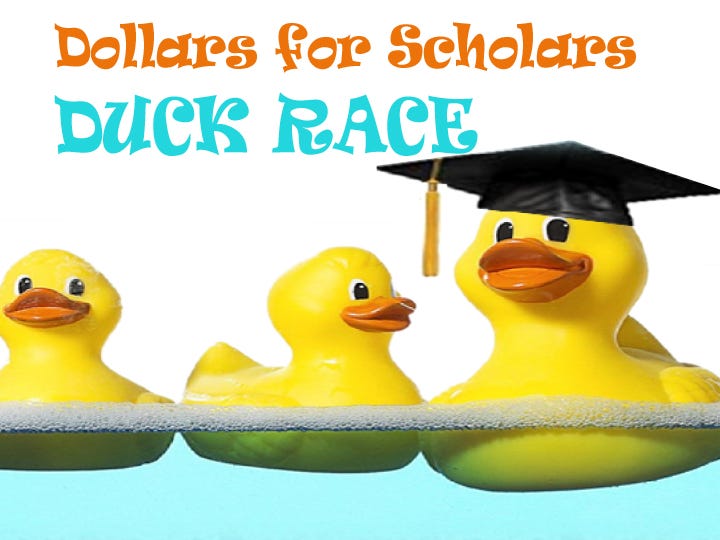 Crestview park duck race fundraiser benefits Foy Shaw scholarships