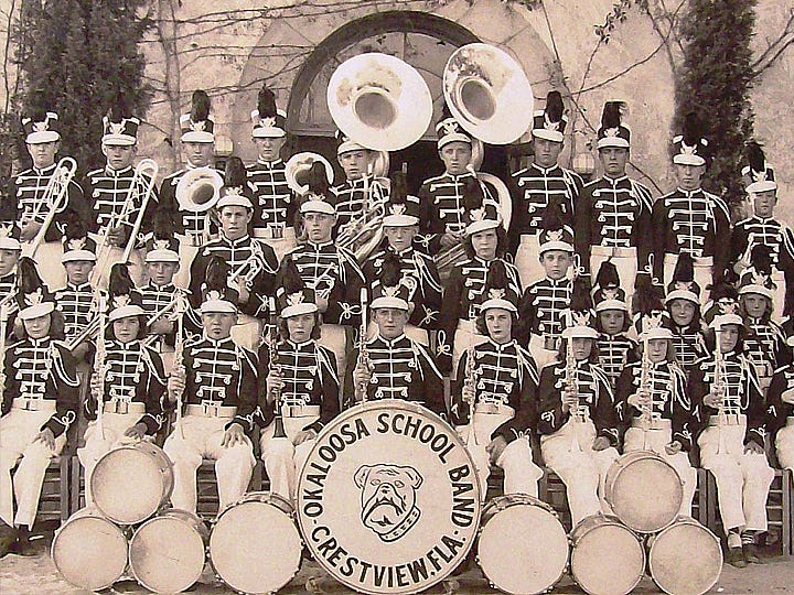 LOOKING BACK: Formative years of the Crestview High School band