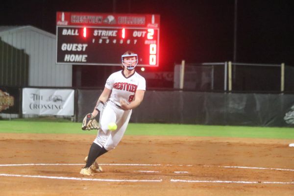 Julian Forrest was the winning pitcher for Crestview against Pine Forest on Thursday. The freshman lefty worked four innings of shutout ball.